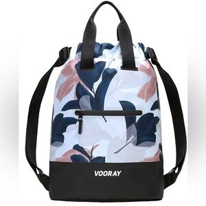 Black and Floral Women's Bag